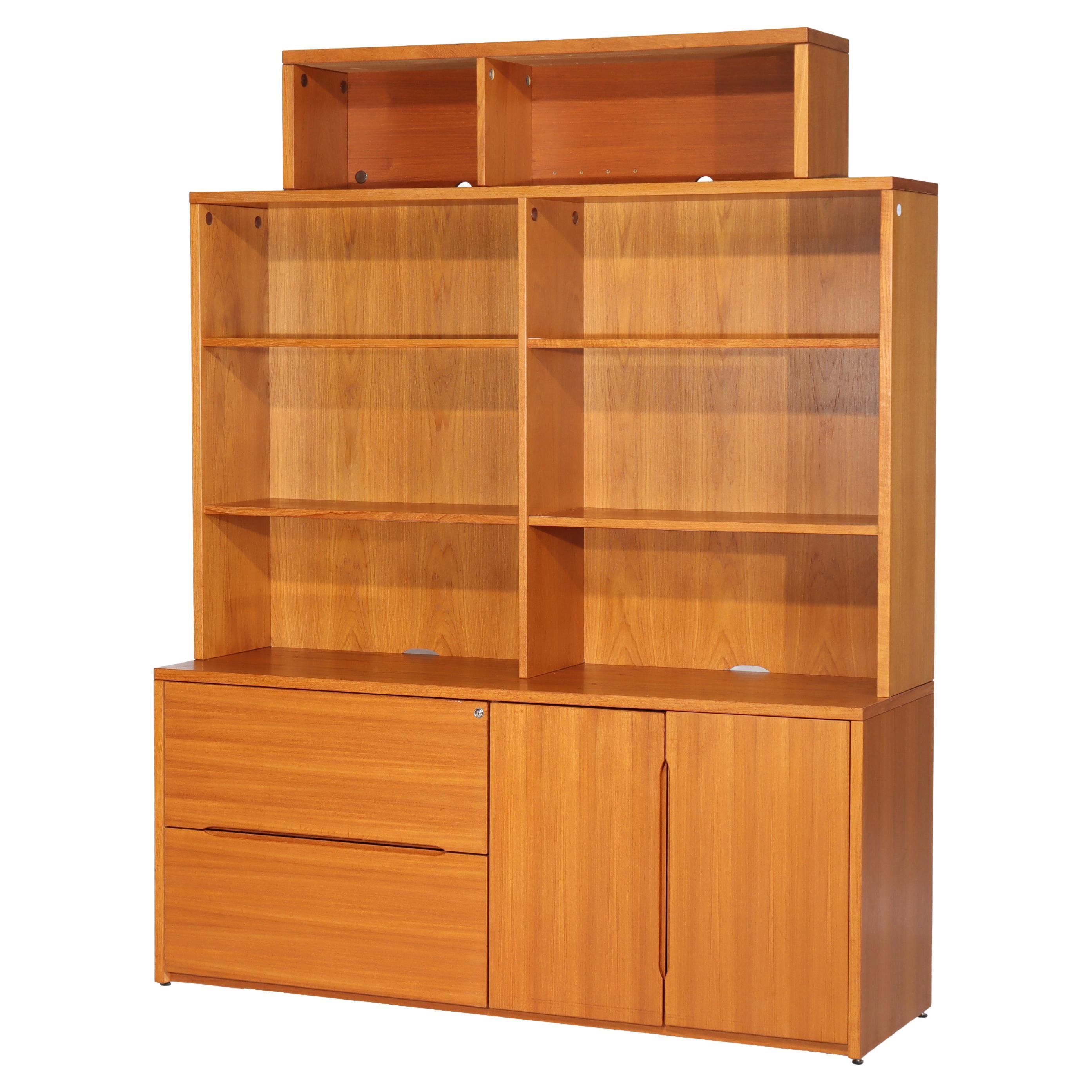 Jesper MCM Teakwood 3-Piece Modular Cabinet C1960 For Sale