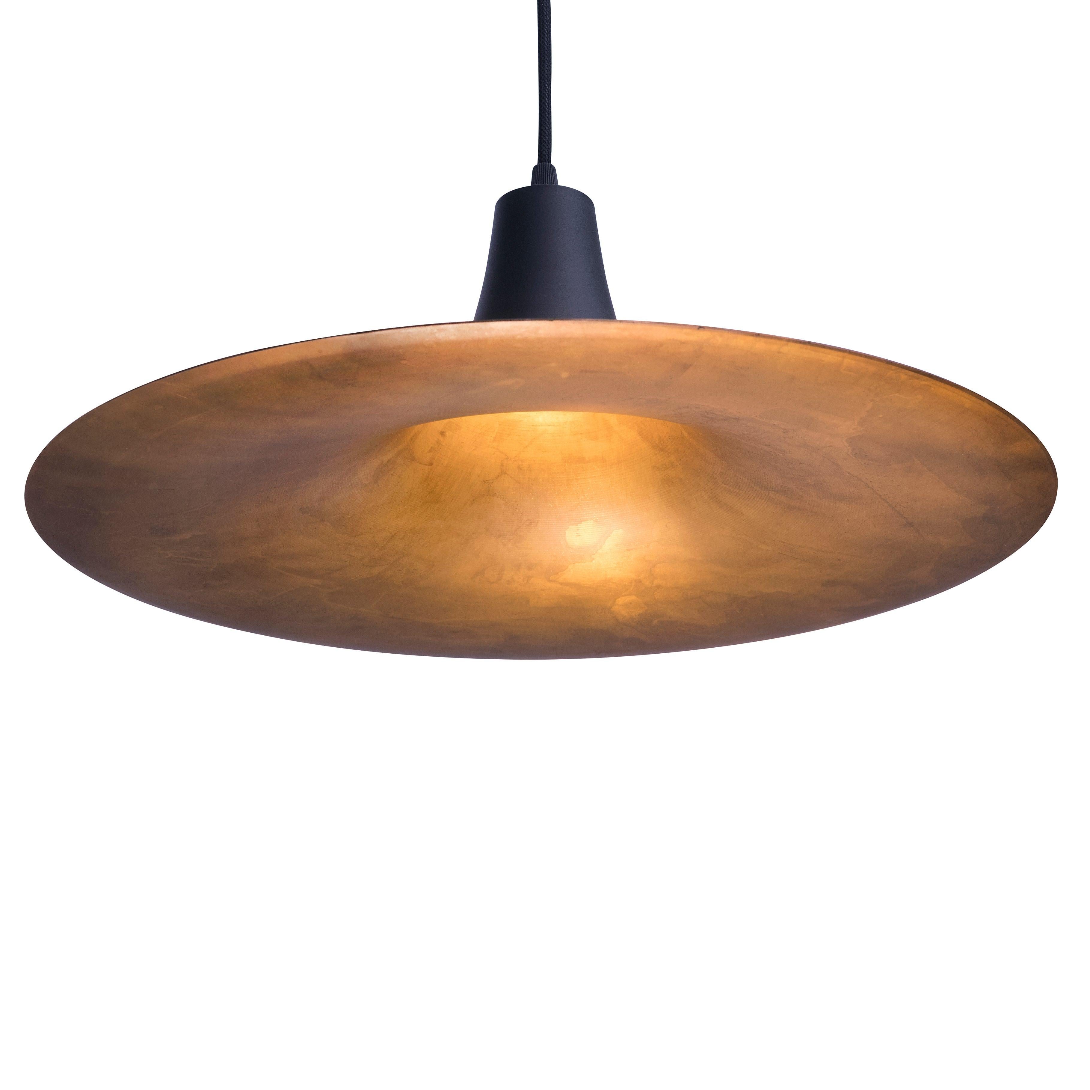 Jesper Ståhl Blackstar Black Raw Brass Ceiling Lamp by Konsthantverk In New Condition For Sale In Barcelona, Barcelona