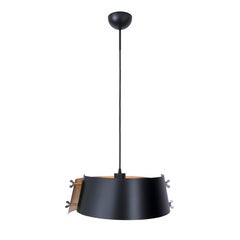 Jesper Ståhl Glipa Flush Mount Black Brass Lamp by Konsthantverk