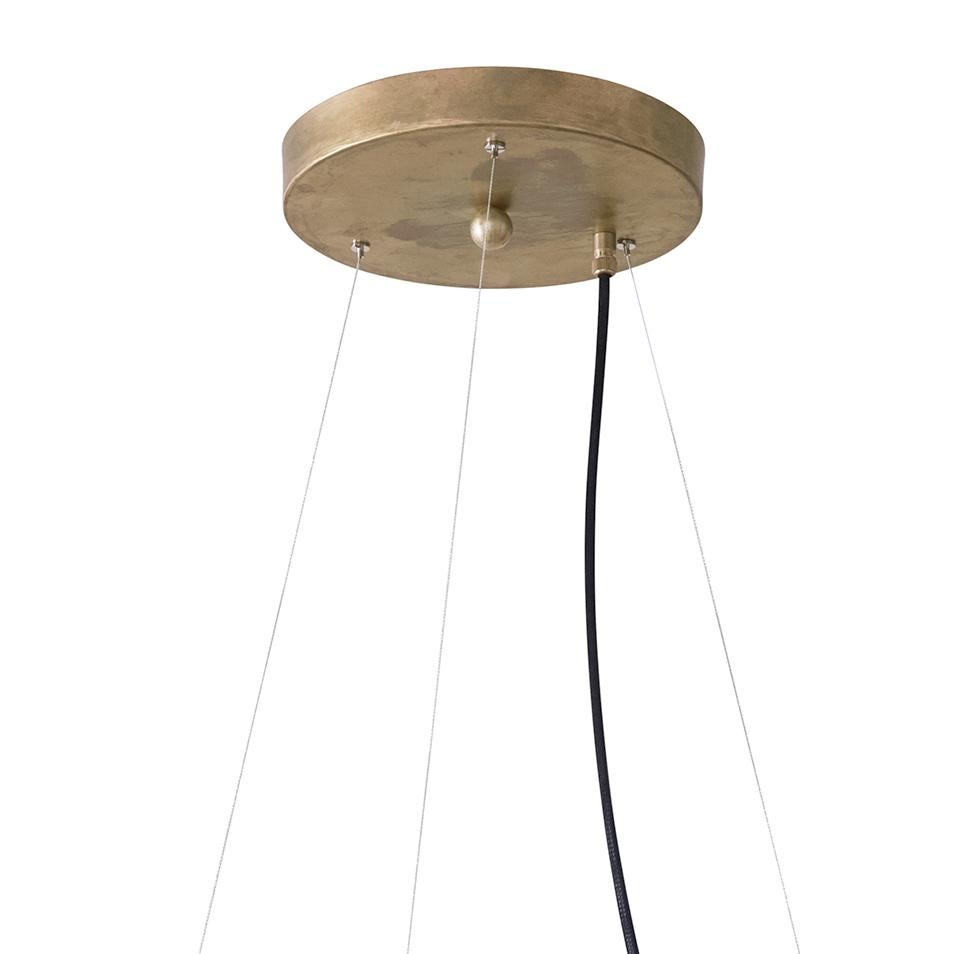 Ceiling lamp model Megafon 5 round designed by Jesper Ståhl and manufactured by Konsthantverk.

The production of lamps, wall lights and floor lamps are manufactured using craftsman’s techniques with the same materials and techniques as the first