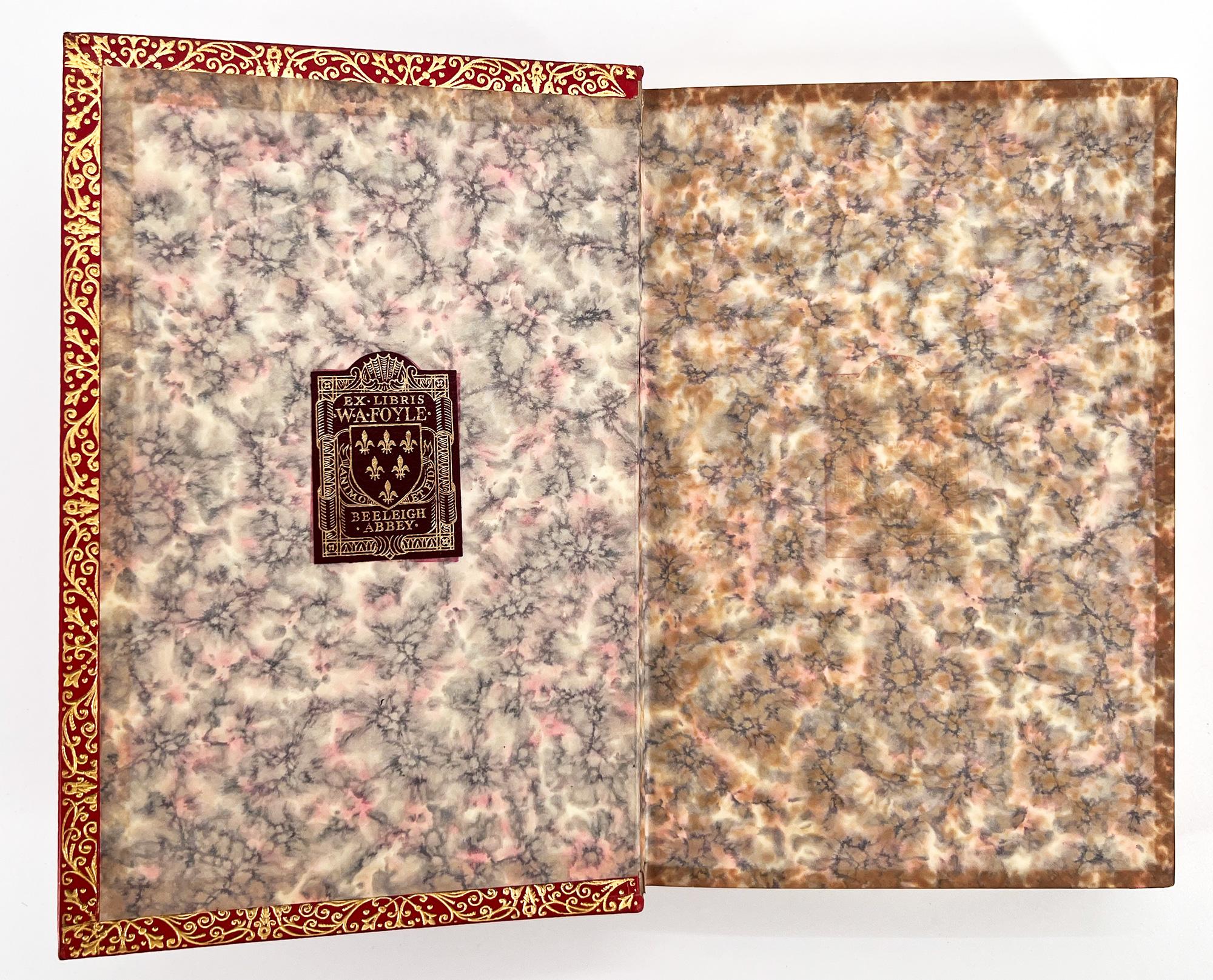 London: Smith, Elder, & Co., 1887. 
First Edition.
8vo. 7 1/4 x 4 3/4 (184 x 120 mm); viii, 336. Handsomely bound in polished red calf by Bayntun (stamp on first endpaper), gilt fillets on covers, decorations to edges and turn-ins, 5 raised bands,