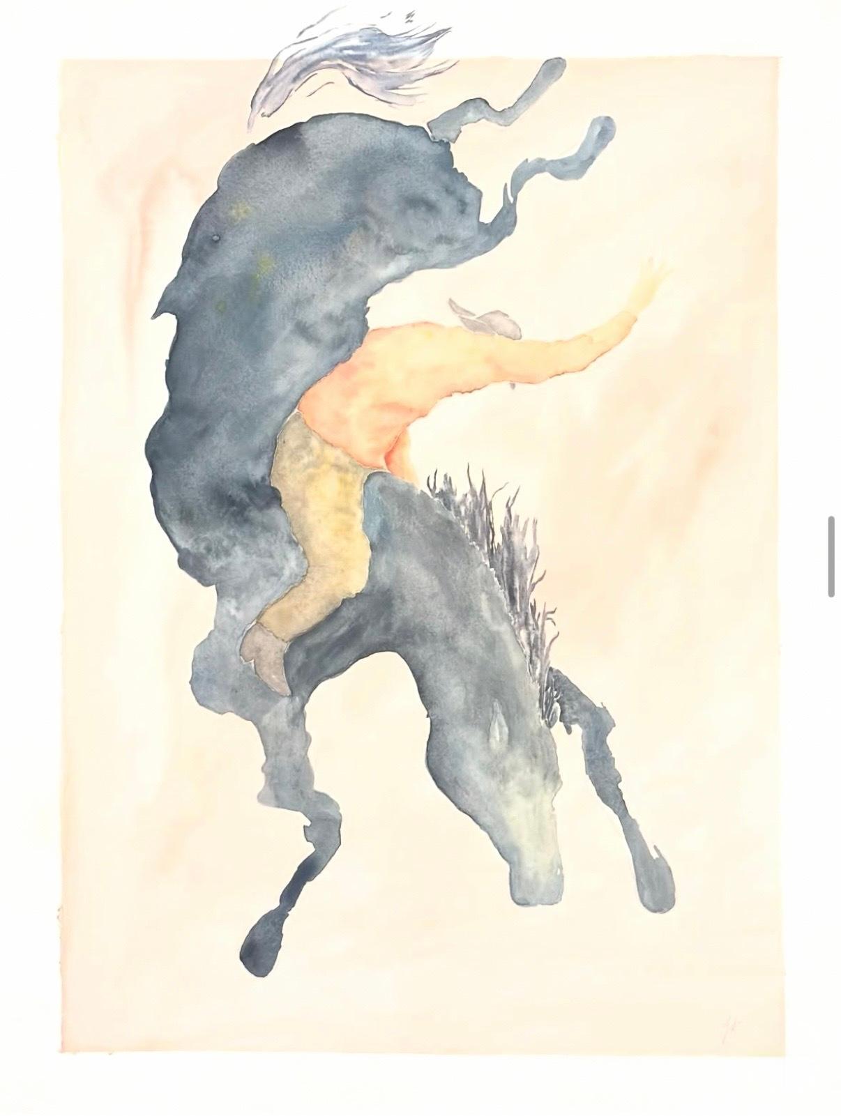 Jess Kellner Figurative Painting - A Special Bond