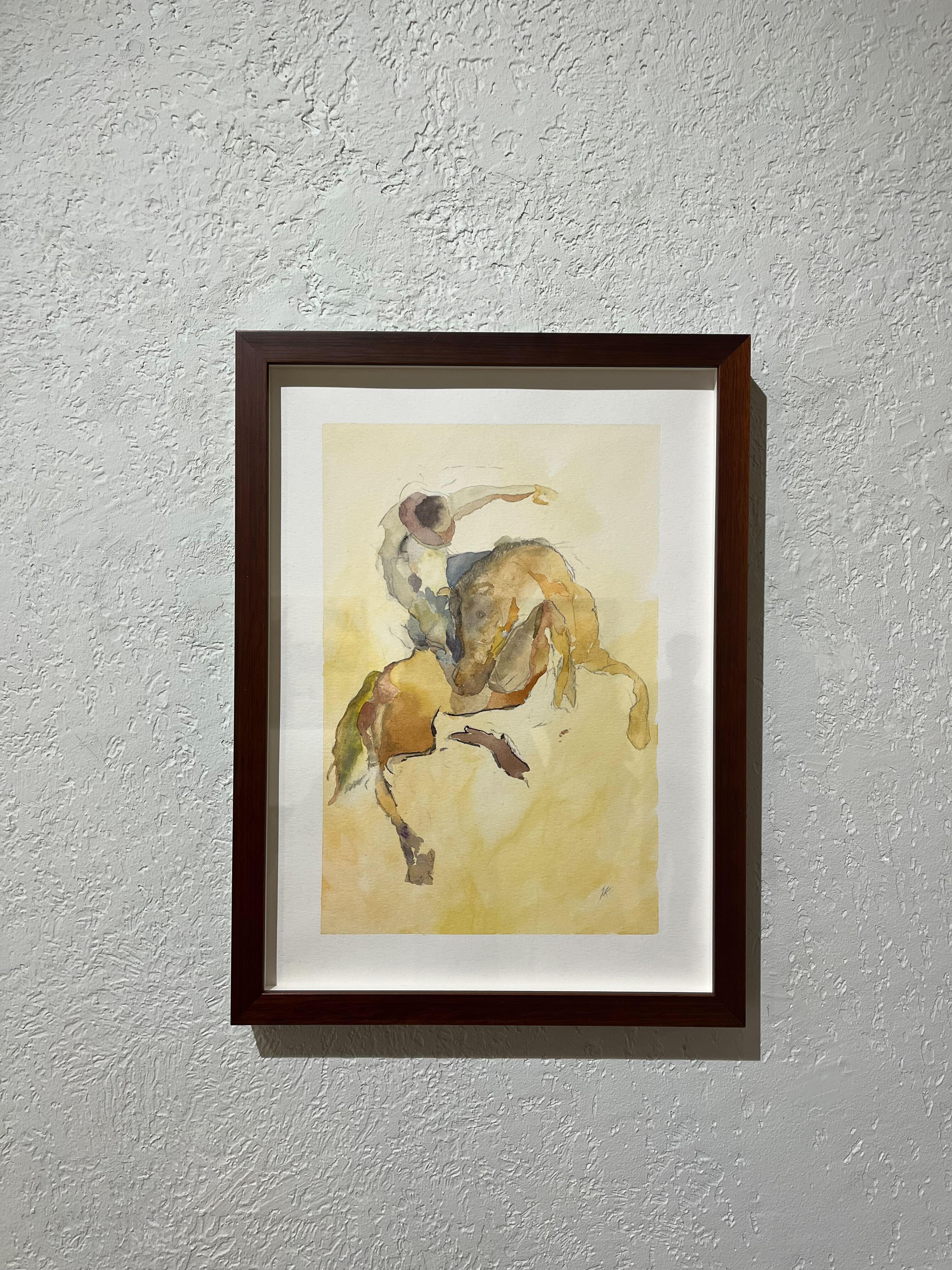 Unexpected Sentiment - Contemporary Painting by Jess Kellner