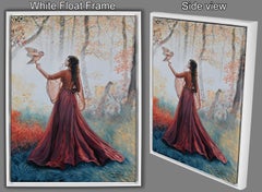 Realistic Figurative Painting, "Owl's Serenade"