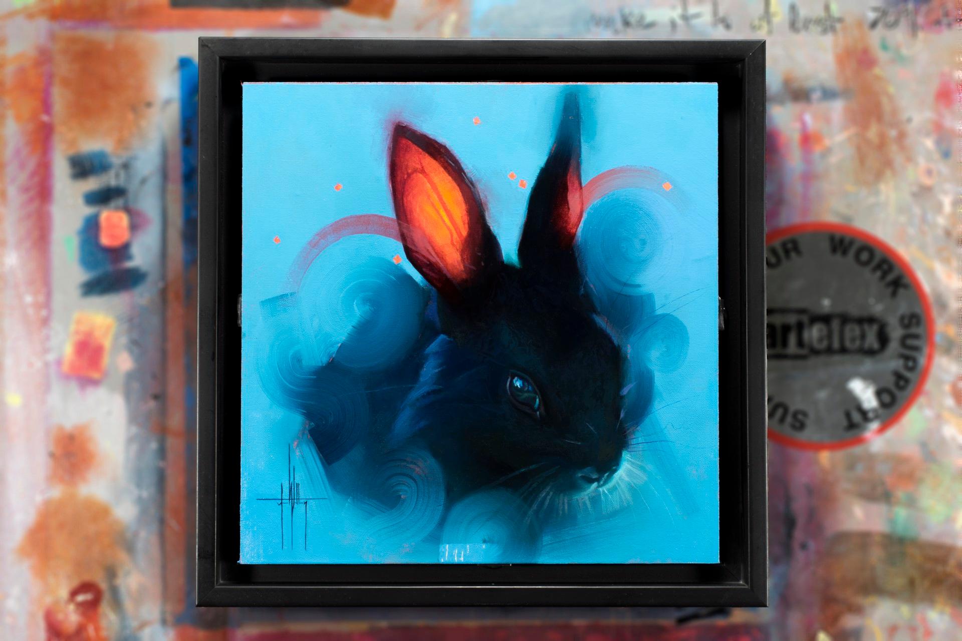 Rabbit - Painting by Jess Wathen