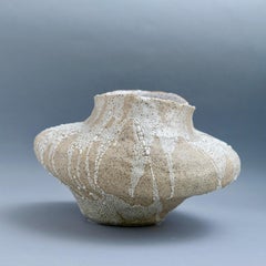 "Ambient Resonance" - Organic hand-built ceramic sculpture bowl