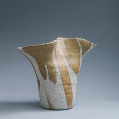 "Organic Rhythm I" Abstract ceramic vessel sculpture