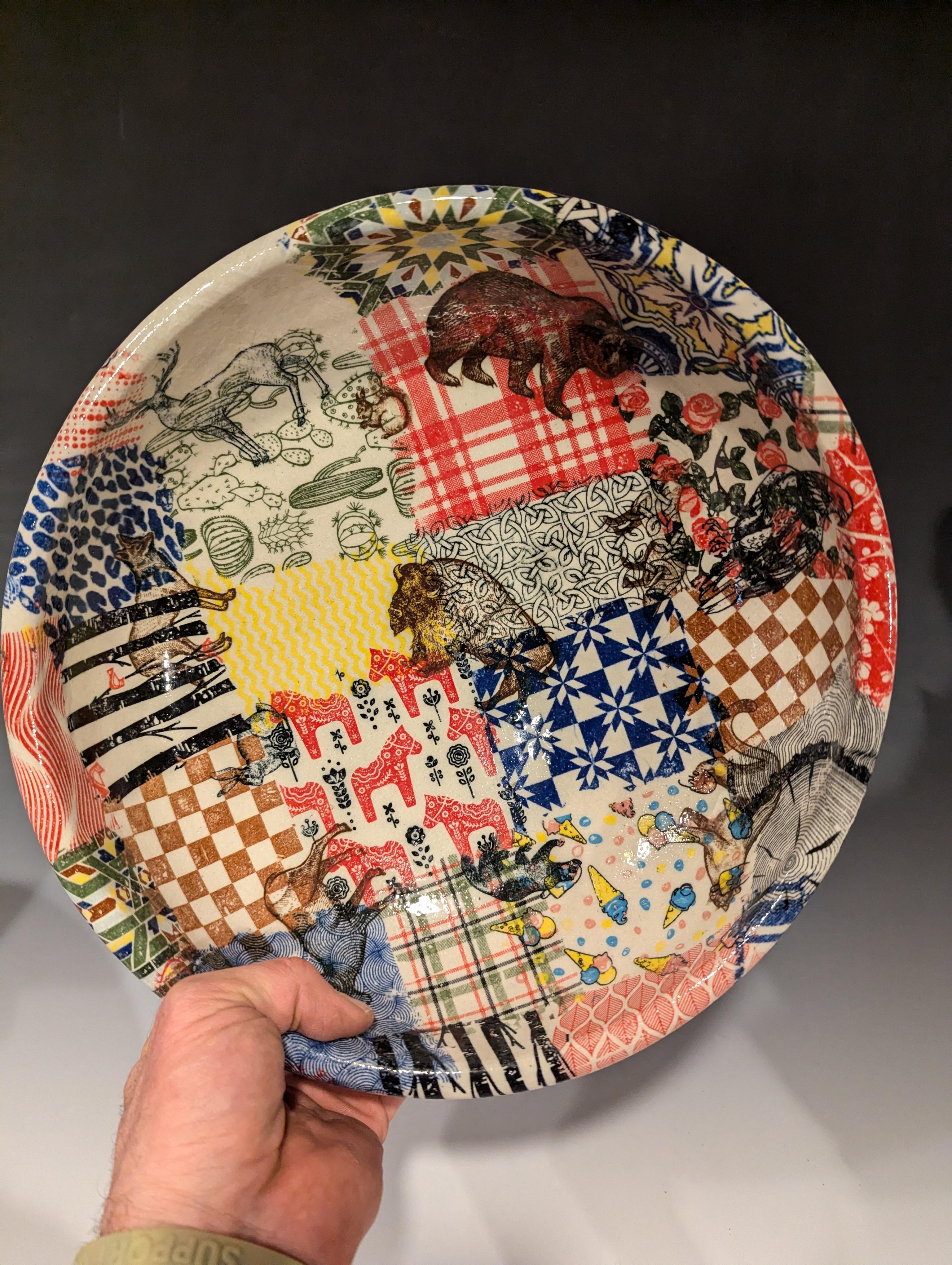 Fruttiera patchwork
