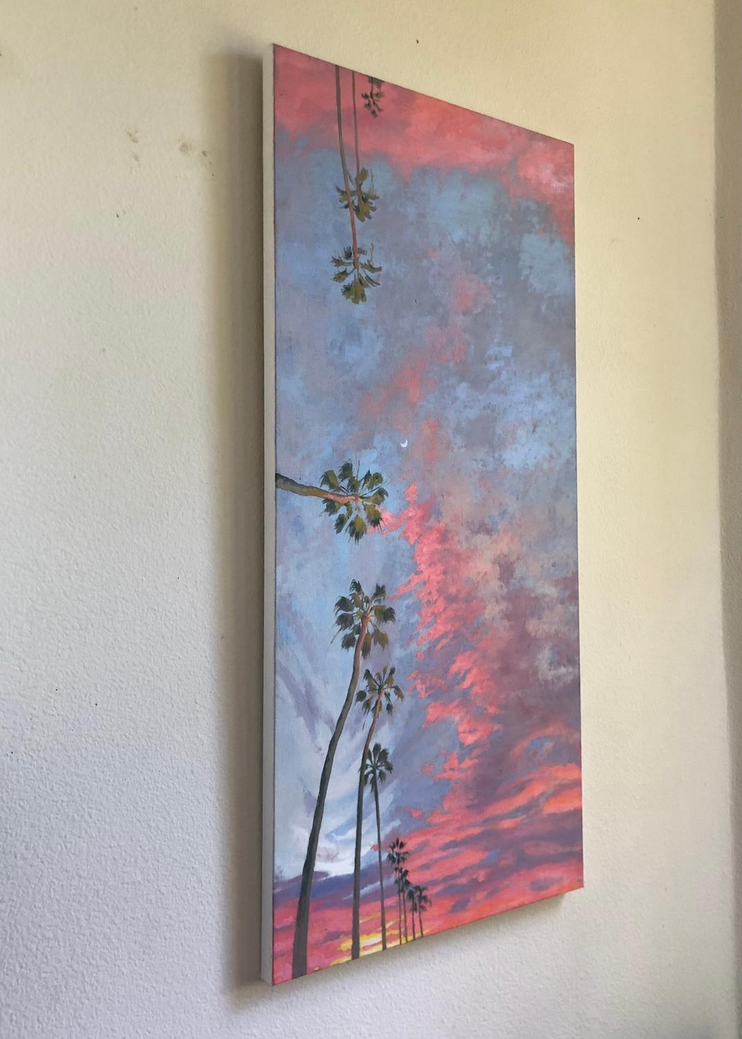 Palme di corallo, Pittura a olio - Painting di Jesse Aldana