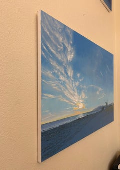 Crepuscolo alla Torre 26, Pittura a olio