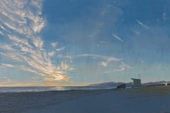 Crepuscolo alla Torre 26, Pittura a olio