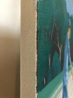 Fashionably Late, Oil Painting