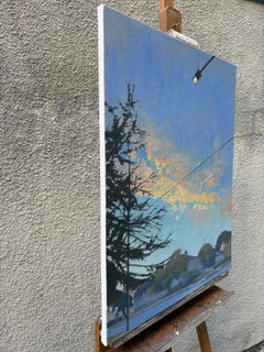 Porträt eines Telefonmastes, Ölgemälde