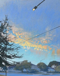 Porträt eines Telefonmastes, Ölgemälde