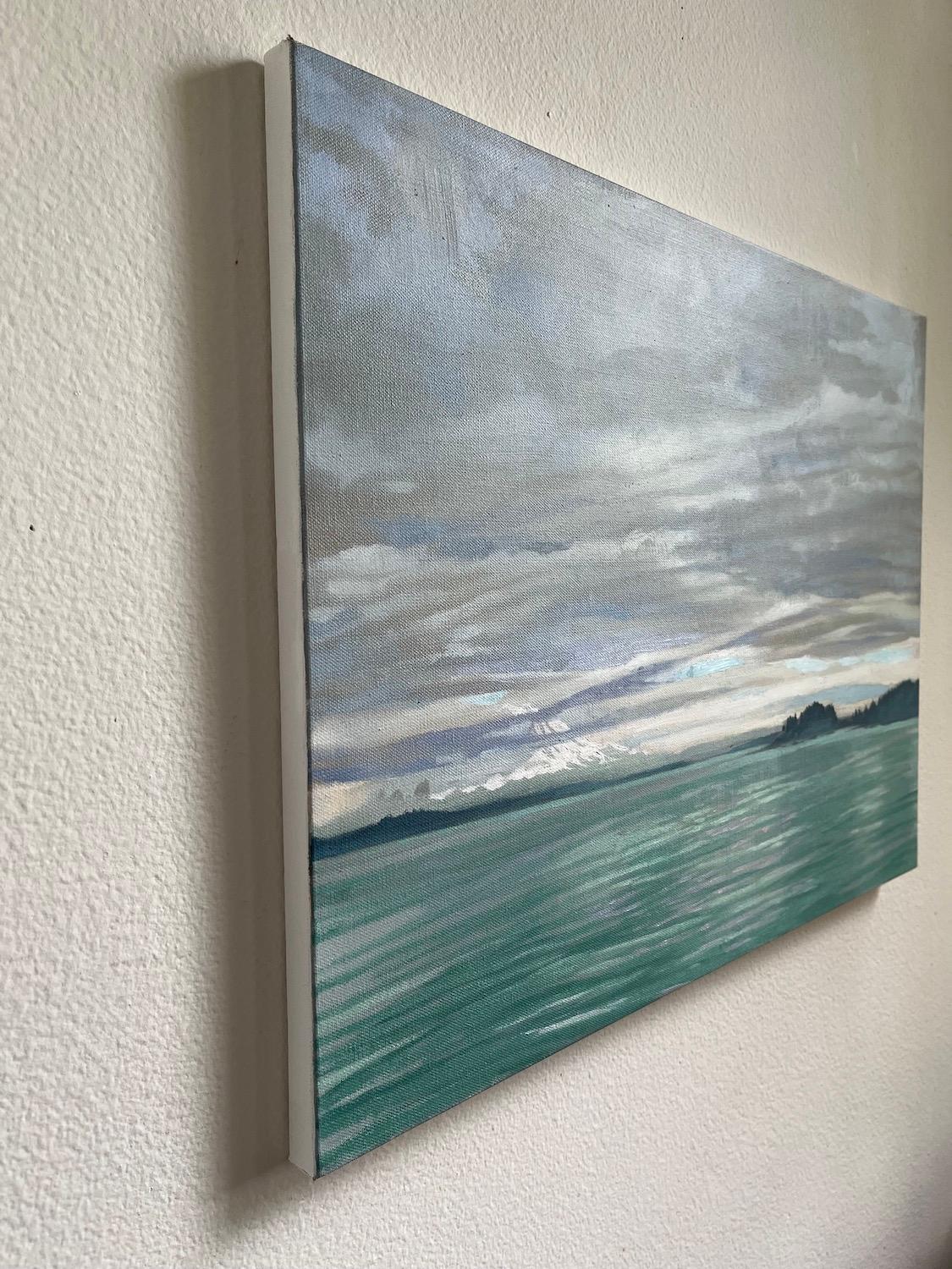 Montaña secreta, Pintura al óleo - Painting de Jesse Aldana
