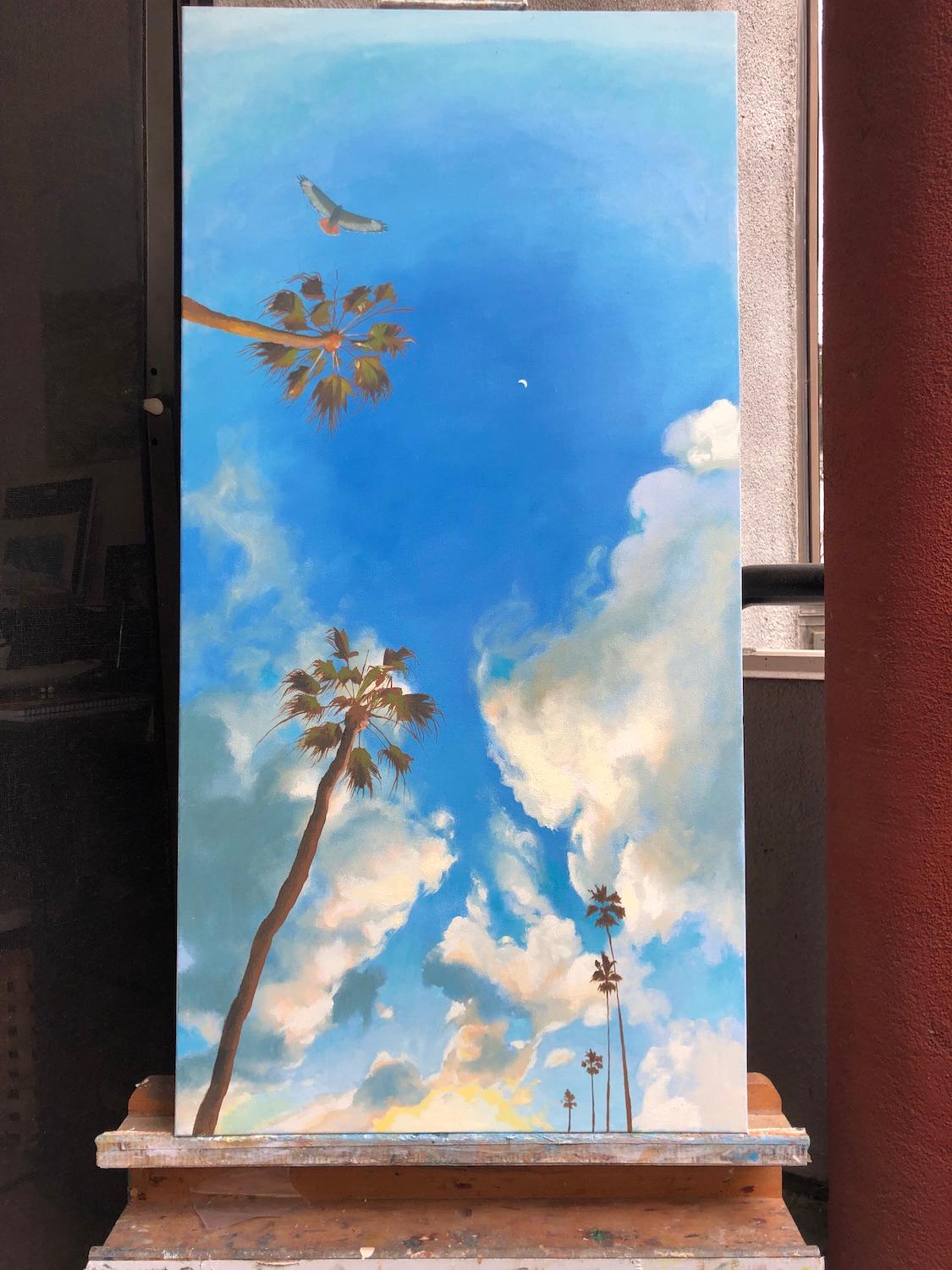 Silence, Oil Painting - Realist Art by Jesse Aldana