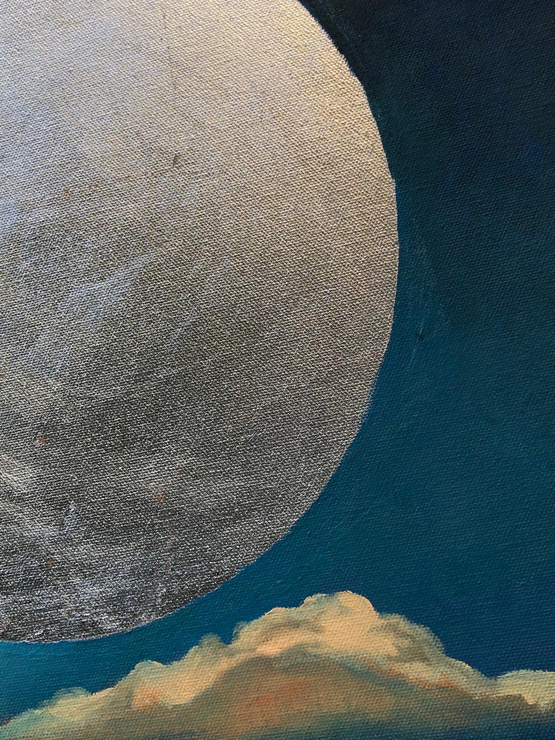 Super Moon, Oil Painting For Sale 1