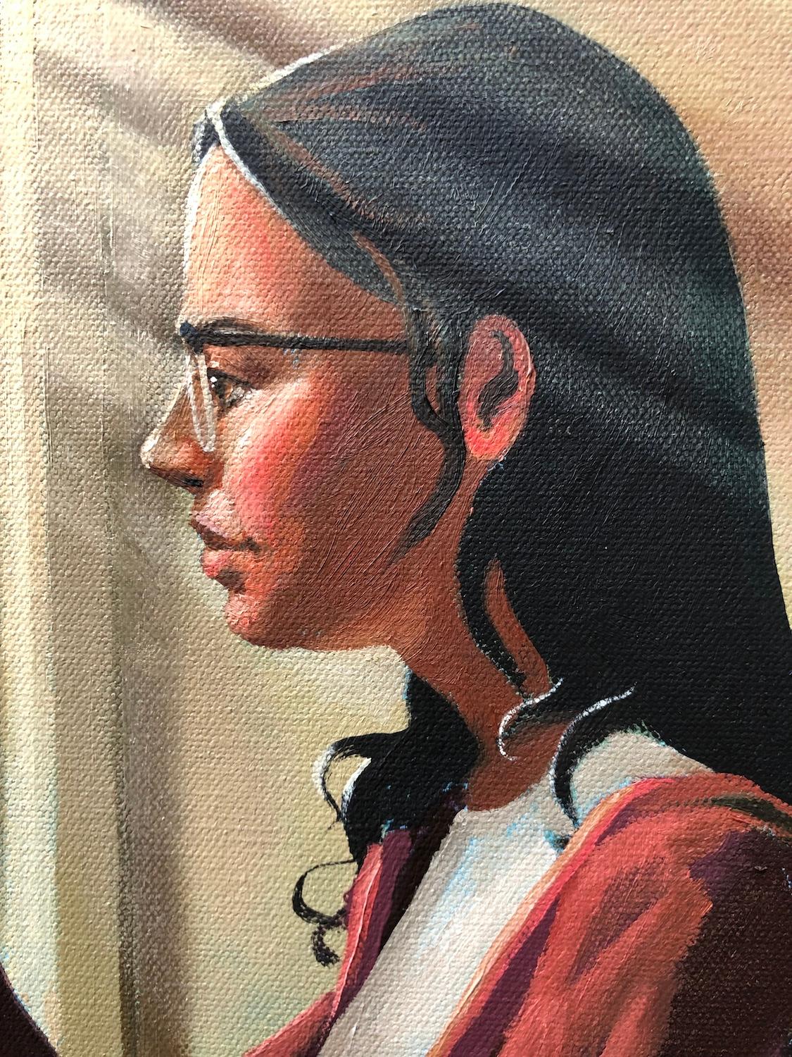 The Alchemist, Oil Painting 1