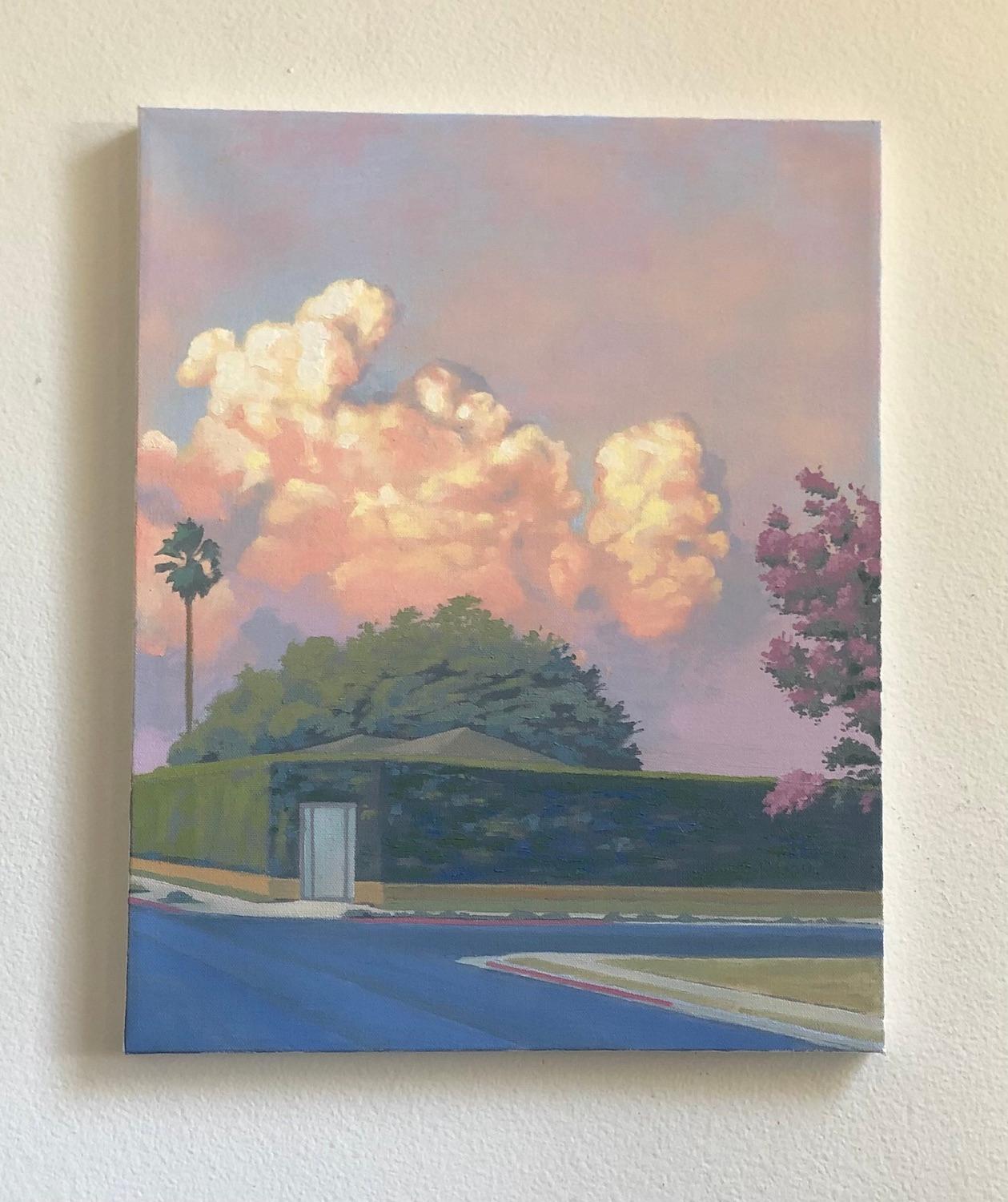 La siepe, Pittura a olio - Painting Realismo americano di Jesse Aldana
