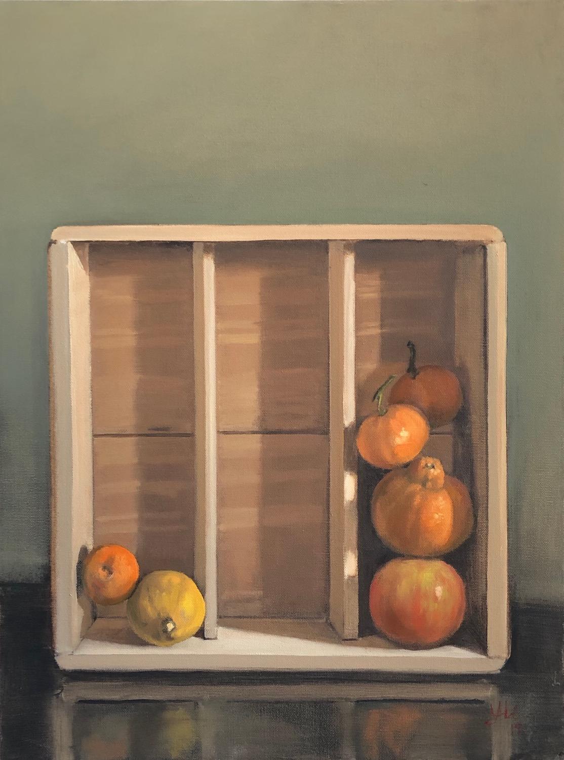 Jesse Aldana Still-Life Painting - The Middle Column