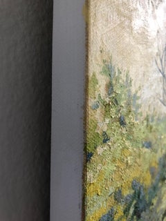 Willows Winding on a Creek, Oil Painting