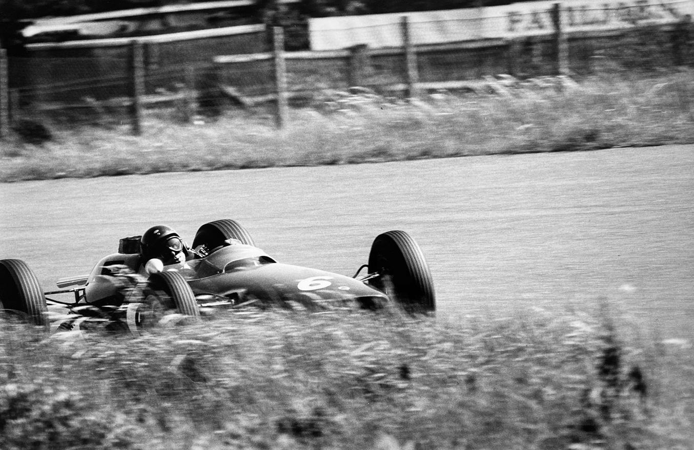 Jim Clark in action Lotus Zan voort Holland