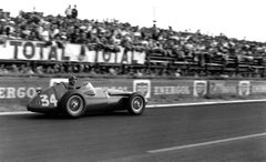 Juan Manuel Fangio en Maserati 250F, Gran Premio de Francia, Reims