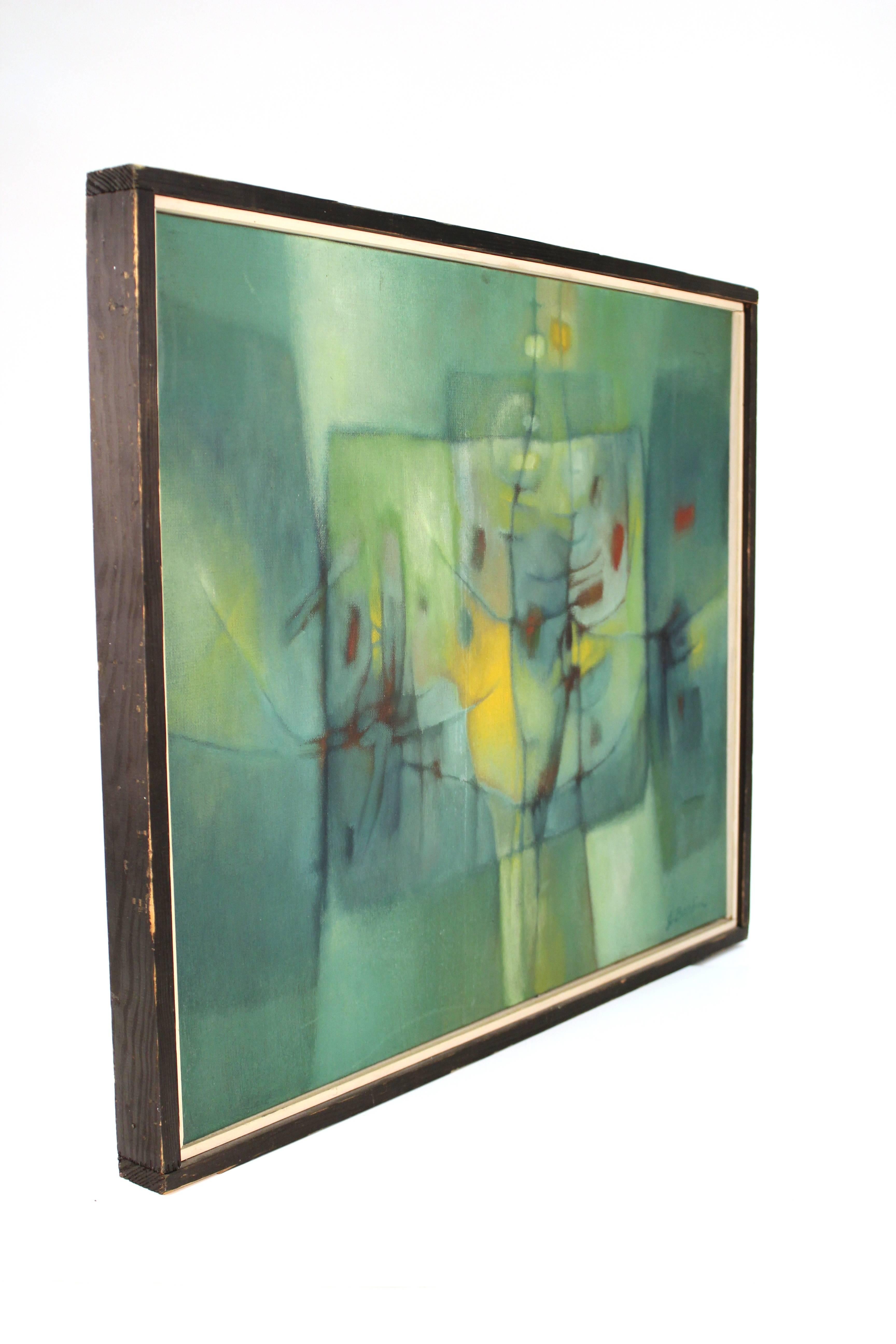 Jesse Bardin Modern Acrylic on Canvas Painting 1