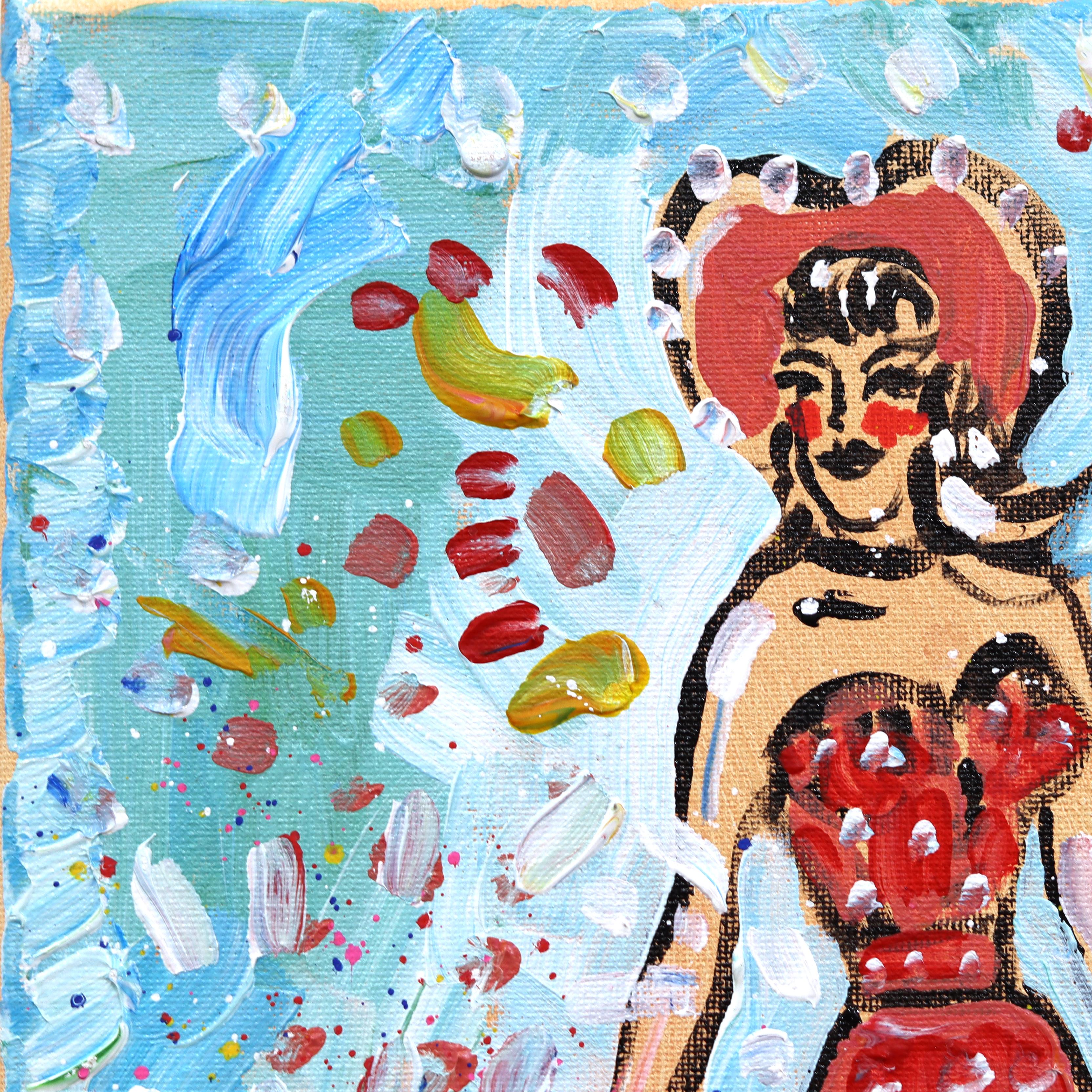 Jesse’s imagery often merges playful and gritty elements, blending floral patterns, vintage-inspired designs, and bold outlines with a touch of whimsy. His artwork exudes a sense of storytelling, capturing the spirit of independence, resilience, and