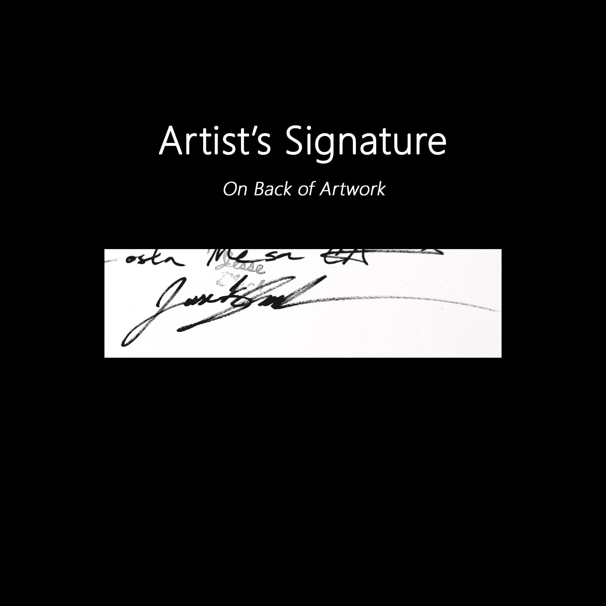 La Lumbre - Abstraktes figuratives Cowgirl-Porträt in Brauntönen, auf Papier gemalt im Angebot 2