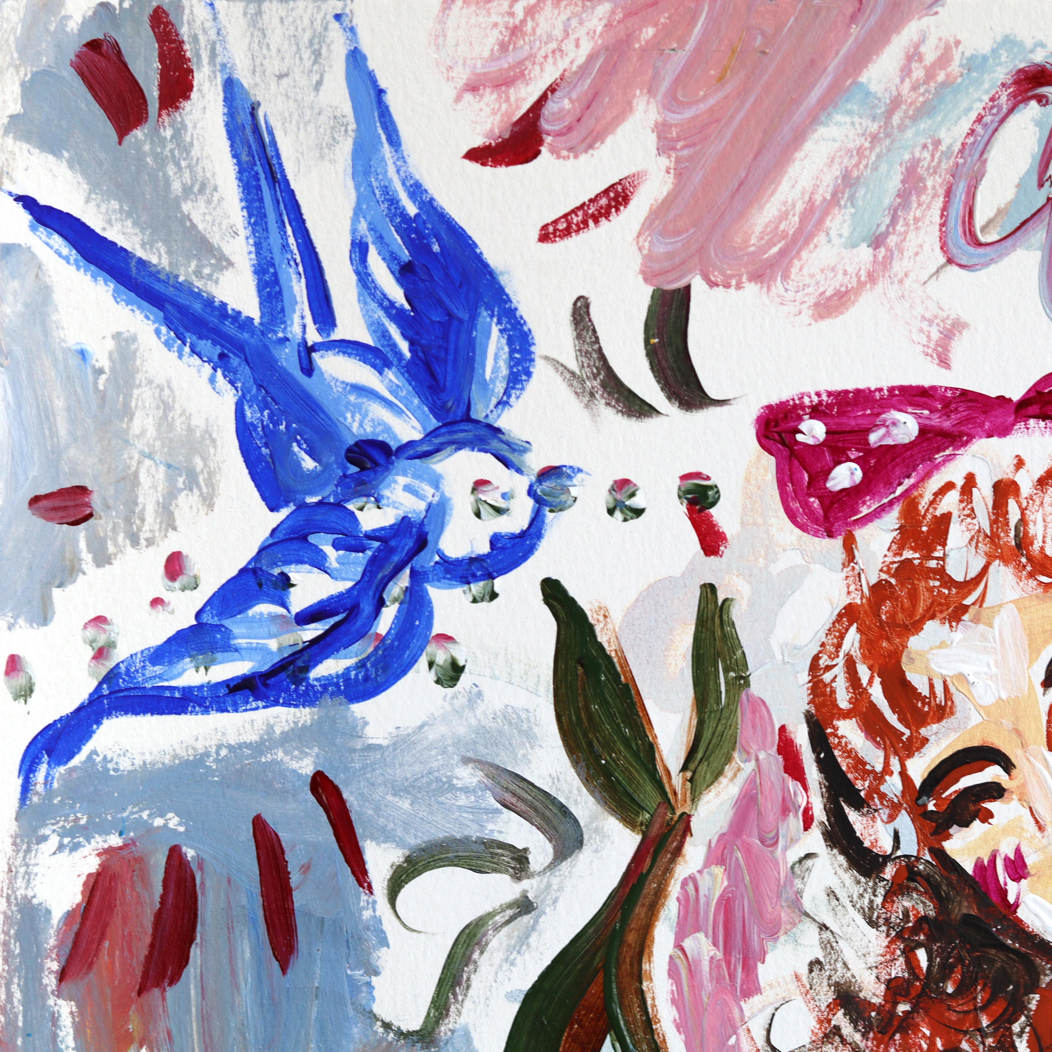 Pretty Little Baby - Figurative Pin Up Western inspirierte Portraitkunst auf Papier (Zeitgenössisch), Painting, von Jesse Black