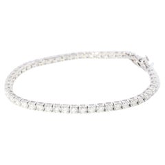 Jesse Contemporary 4.16 Carat Diamond Tennis Bracelet 18ct White Gold