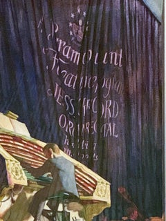 "Jesse Crawford à l'orgue du théâtre Paramount", Illustration Art by Boyd