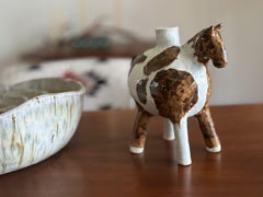 Vaso Paint Horse (Yellowstone Ceramics) Gres bianco, smalto lucido
