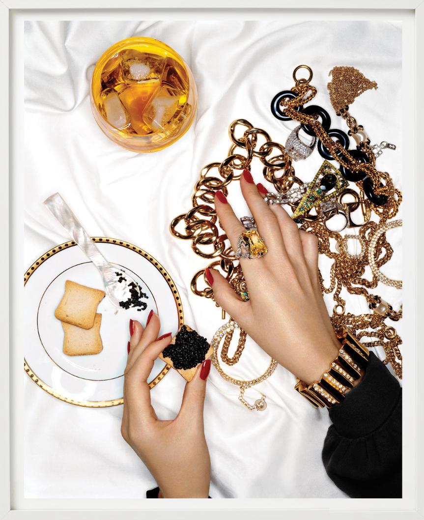 Jewels with caviar, colored photography, Fine Art Photography For Sale 4