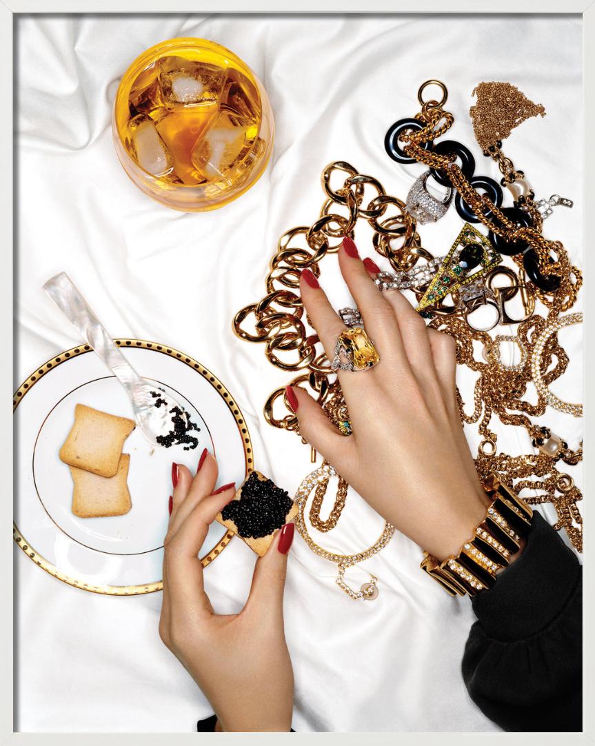 Jewels with caviar, colored photography, Fine Art Photography For Sale 6
