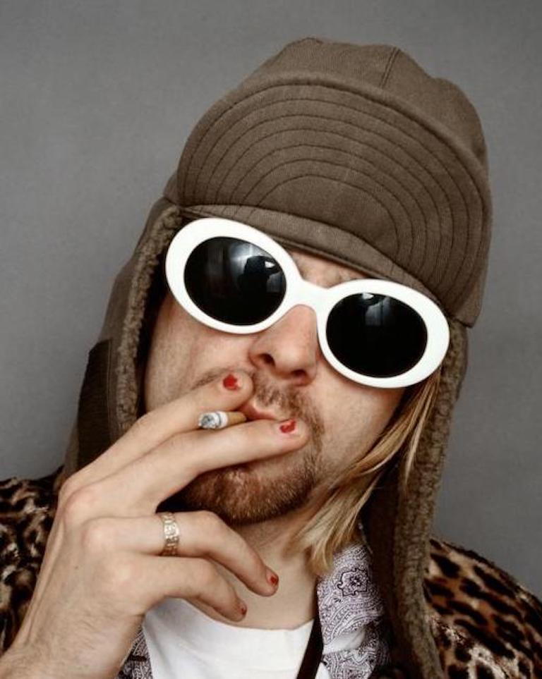 Kurt Smoking A - Photograph by Jesse Frohman