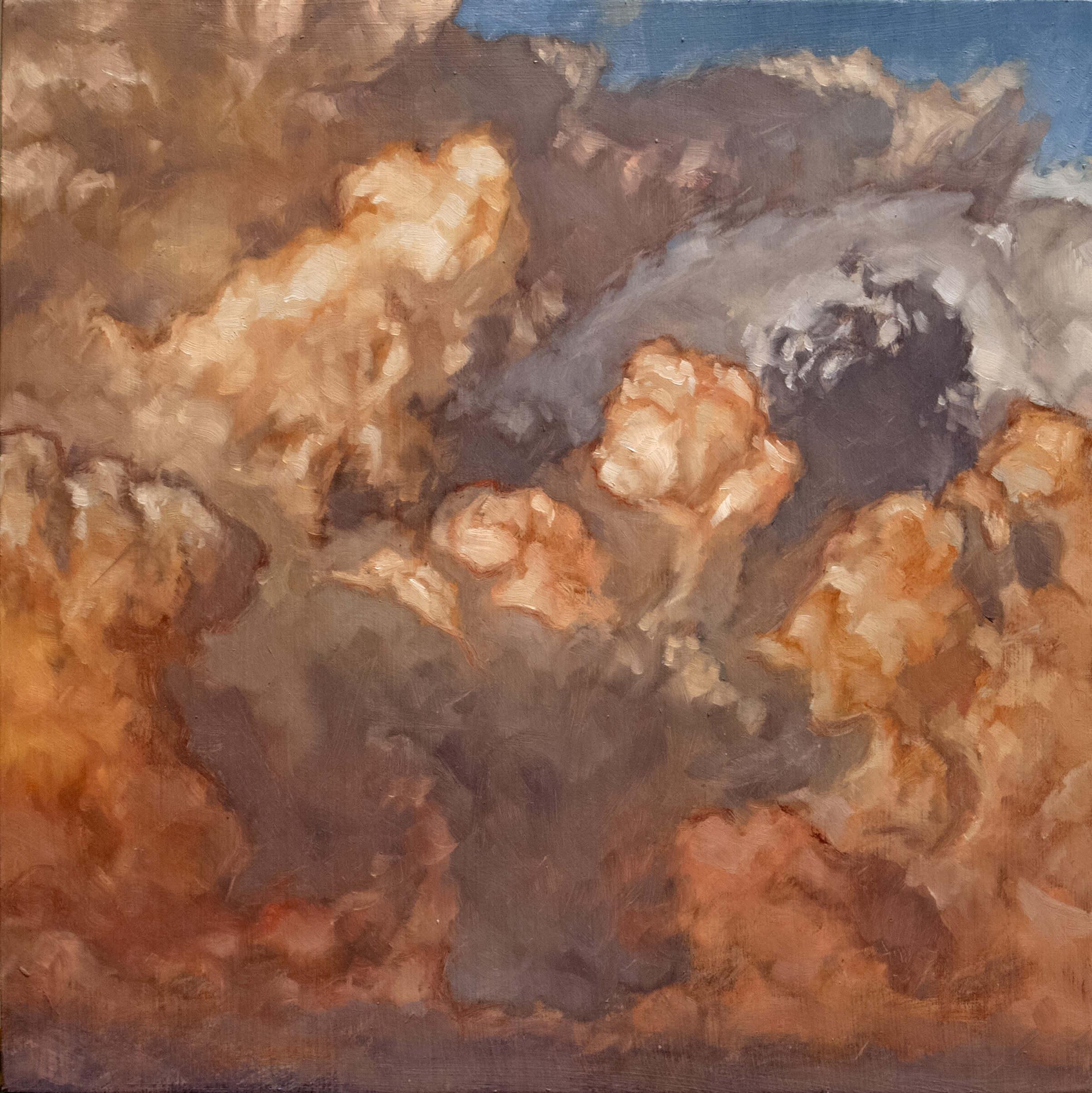 "Cloud Composition 1" Original Realist Skyscape with Clouds