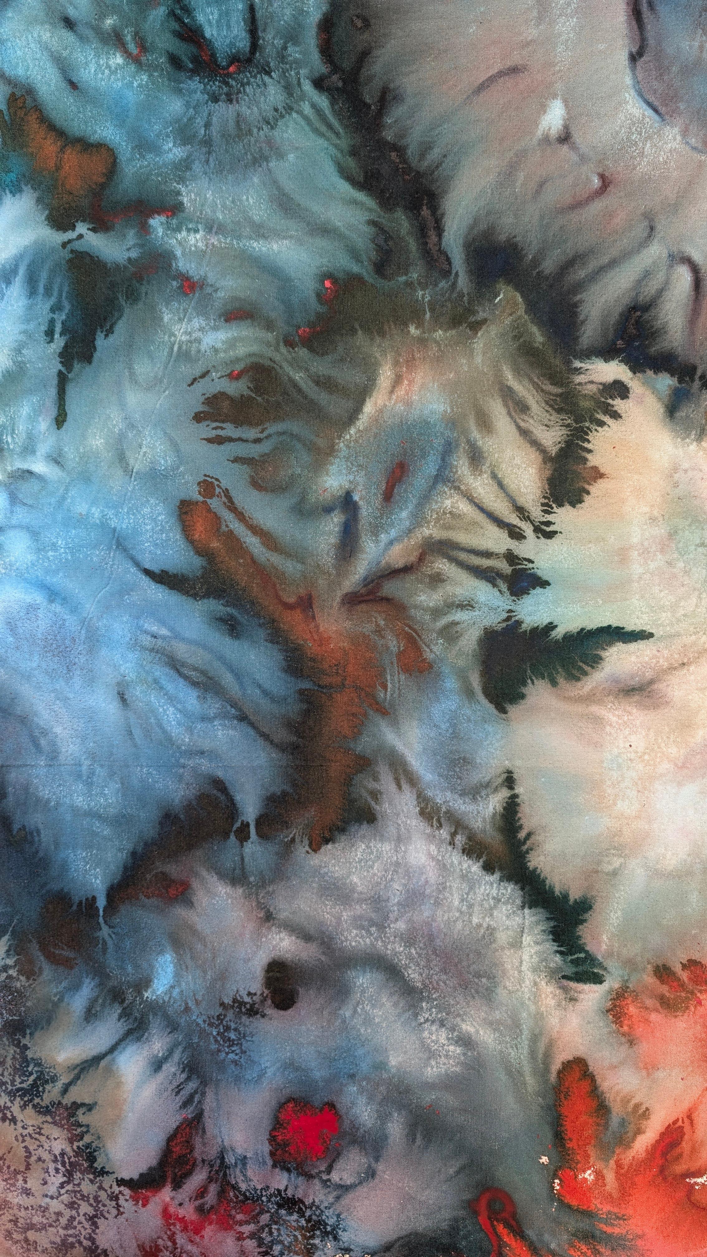 Making no appeal whatsoever, asking for nothing - Abstract Painting by Jesse Ross