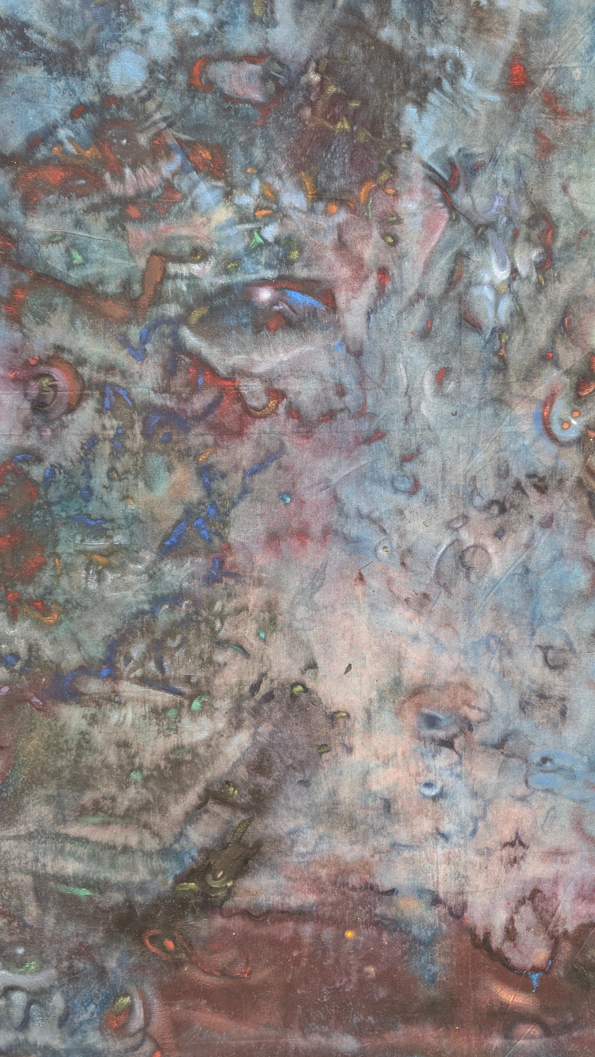 Senza titolo - Abstract Painting Grigio di Jesse Ross