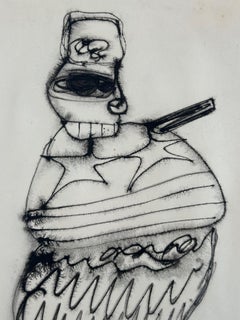 Art Brut Surrealist figurative abstract Philadelphia Artist