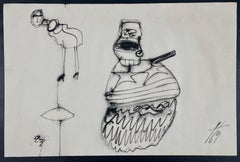 Art Brut Surrealist figurative abstract Philadelphia Artist