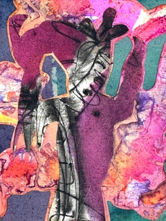 Figuras surrealistas abstractas neoexpresionistas, nº 14