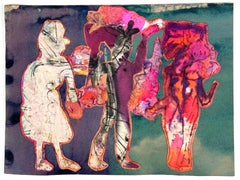 Figuras surrealistas abstractas neoexpresionistas, nº 14