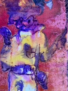 Figure astratte neo-espressioniste surrealiste, #141 Artista di Filadelfia