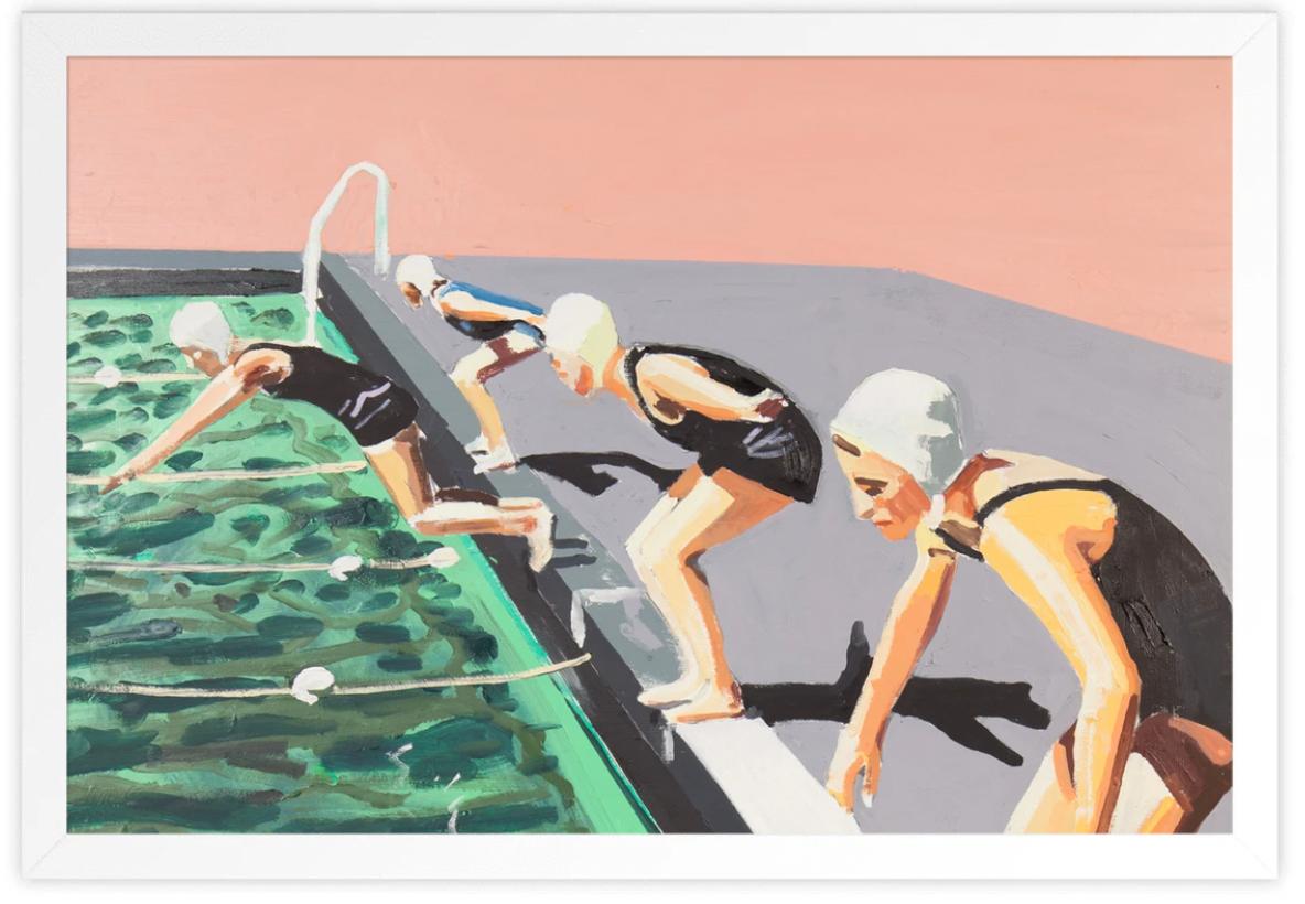 ABOUT THIS ARTIST: Jessica Brilli (Sayville, NY 1977) has been drawing and painting since her childhood. Working in a style that encompasses American realism and 20th century graphic design aesthetics, Brilli’s paintings reveal the beauty in