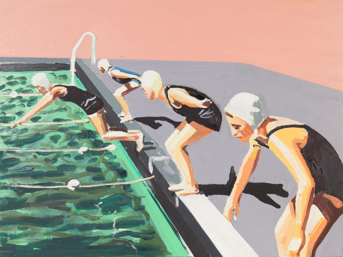 Jessica Brilli Figurative Print - False Start