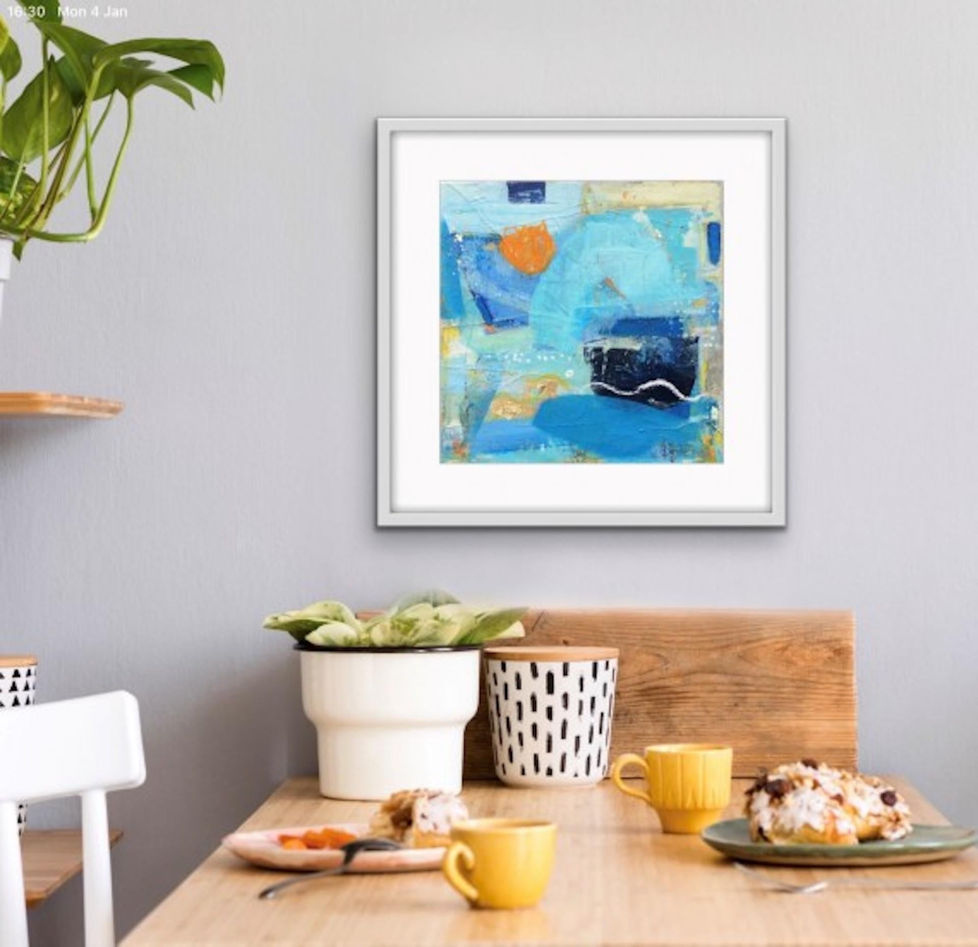 Jessica Brown, Sunshine and Salty Air, Original Abstract Art, Affordable Art For Sale 1