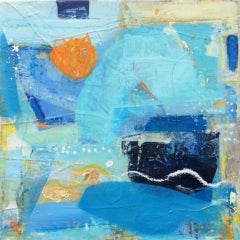 Jessica Brown, Sunshine and Salty Air, Original Abstract Art, Affordable Art