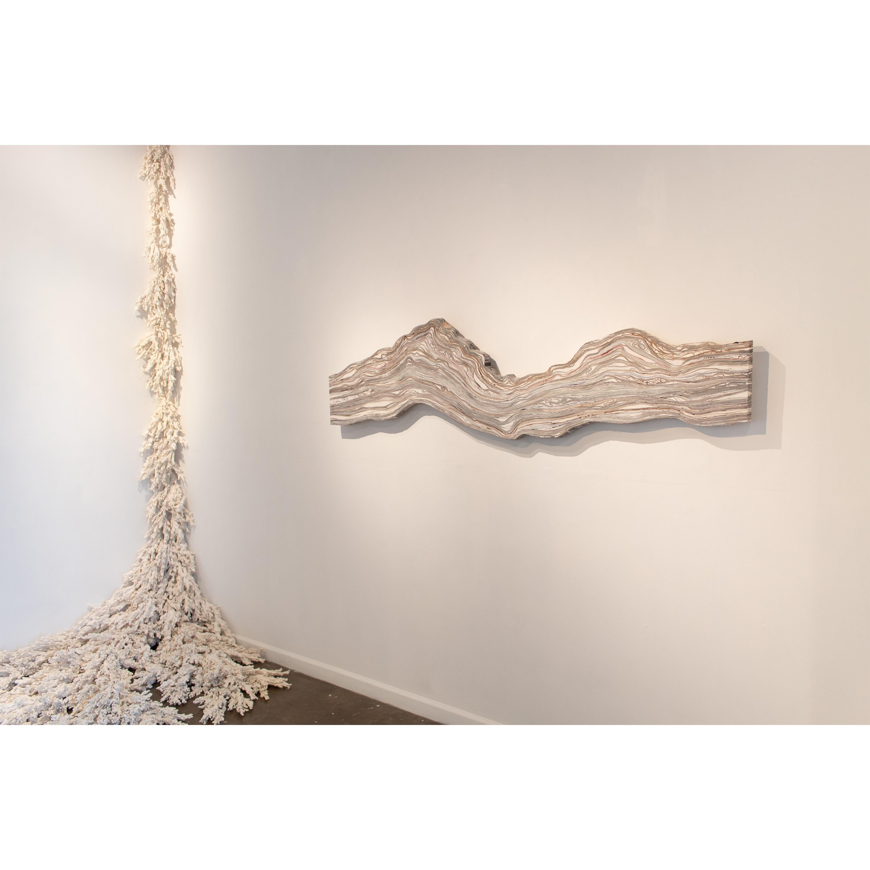 Dendrite - Gray Abstract Sculpture by Jessica Drenk